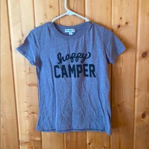 Sun Urban Riot “Happy Camper” Tee NWOT